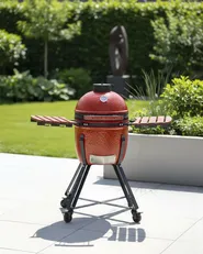 Holzkohlegrill KAMADO Keramik Rot_1007586
