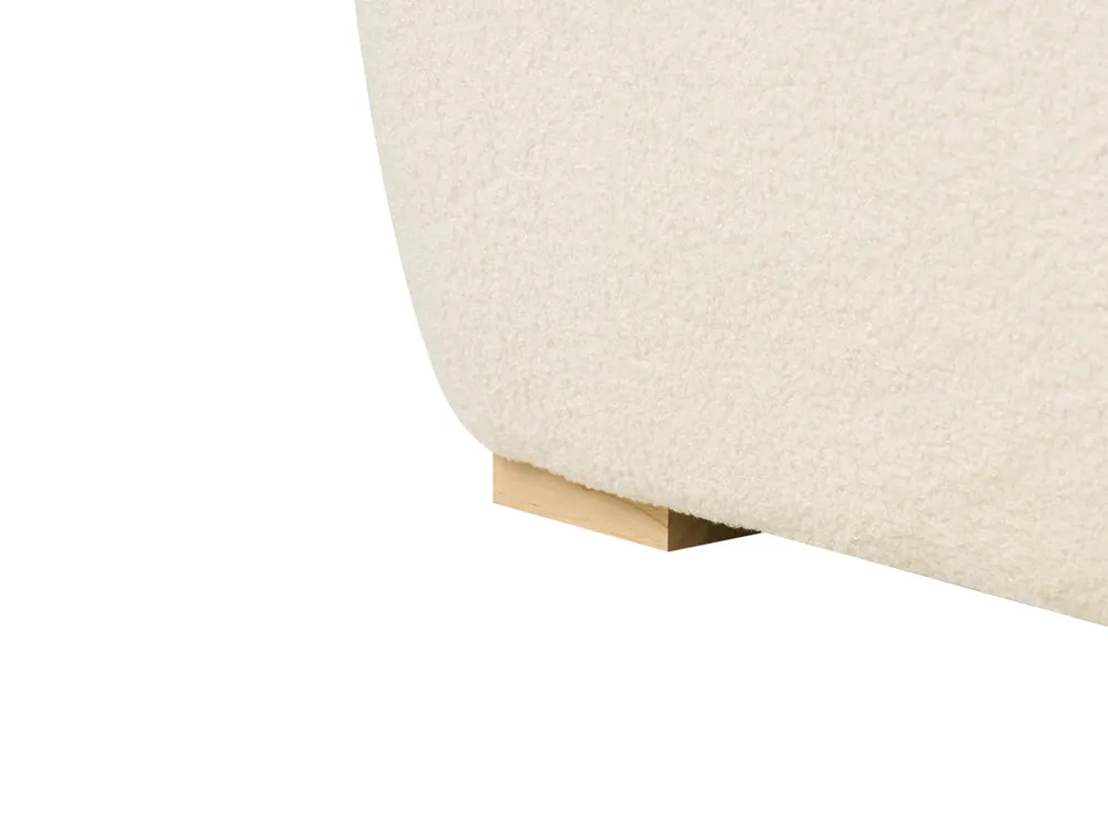 Modul Ecksofa NERBO Bouclé Cremeweiß rechtsseitig_1033940