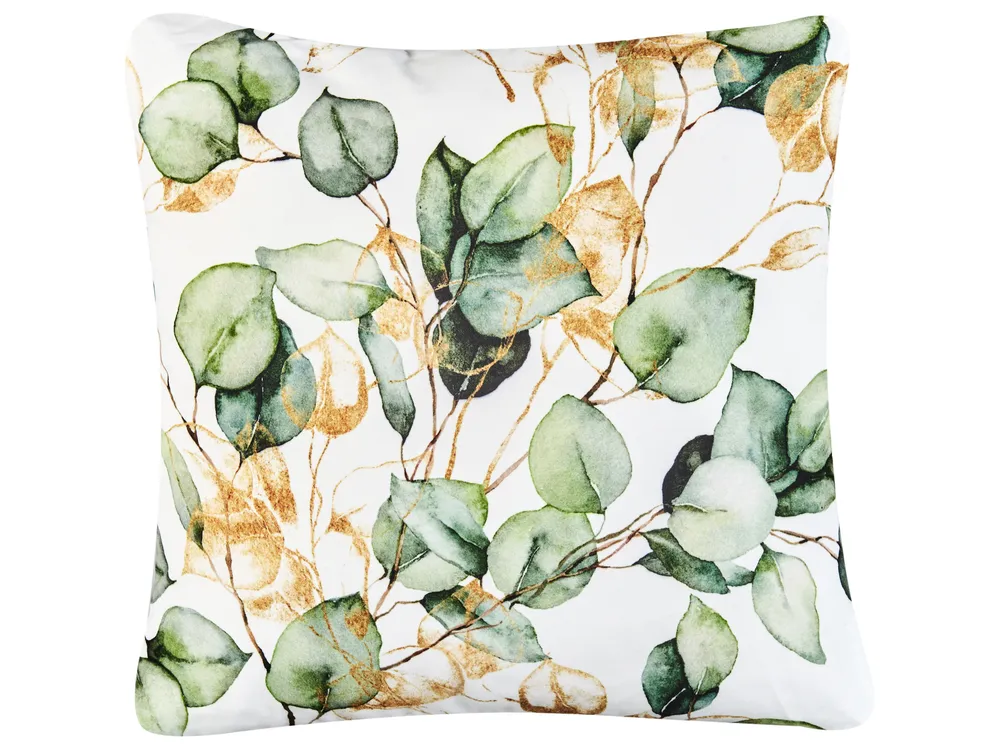 Gartenkissen 2er Set GLADE Pflanzenmuster 45 x 45 cm Bunt_979740