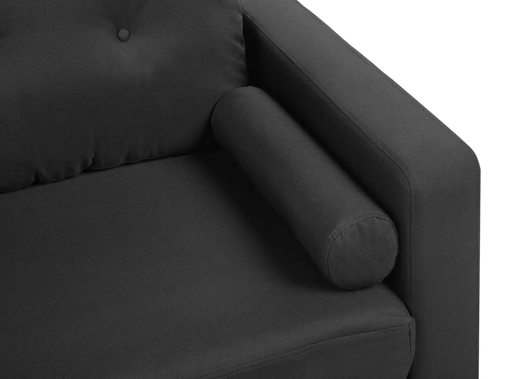 Sofa 2 Seater KALMAR Fabric Black_755636