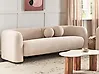 Sofa 3-Sitzer LEIREN Bouclé Beige
