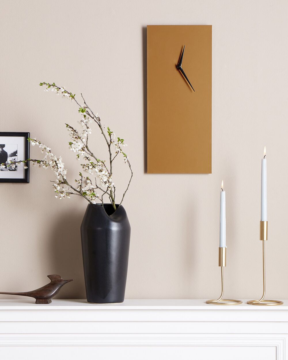 Wall Clock POMBAL Metal Gold