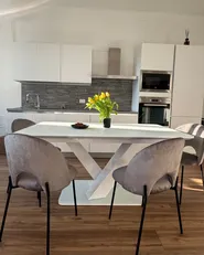 Set of 2 Dining Chairs COVELO Velvet Grey_928914