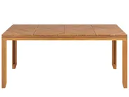 Garden Dining Set 6 Seater BARATTI Acacia Wood Brown_869011
