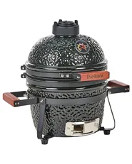 Mini-Holzkohlegrill KAMADO Keramik Schwarz_1007540