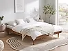 Bett mit Lattenrost TOUCY 180 x 200 cm Braune Esche