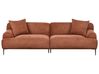 Sofa 3-Sitzer MATILA Stoff Goldbraun