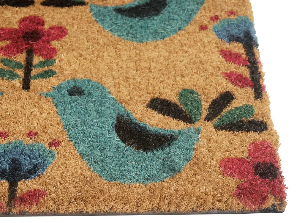 Fußmatte TANANA Bunt 50 x 80 cm Vogel Kokosfasern_1049703