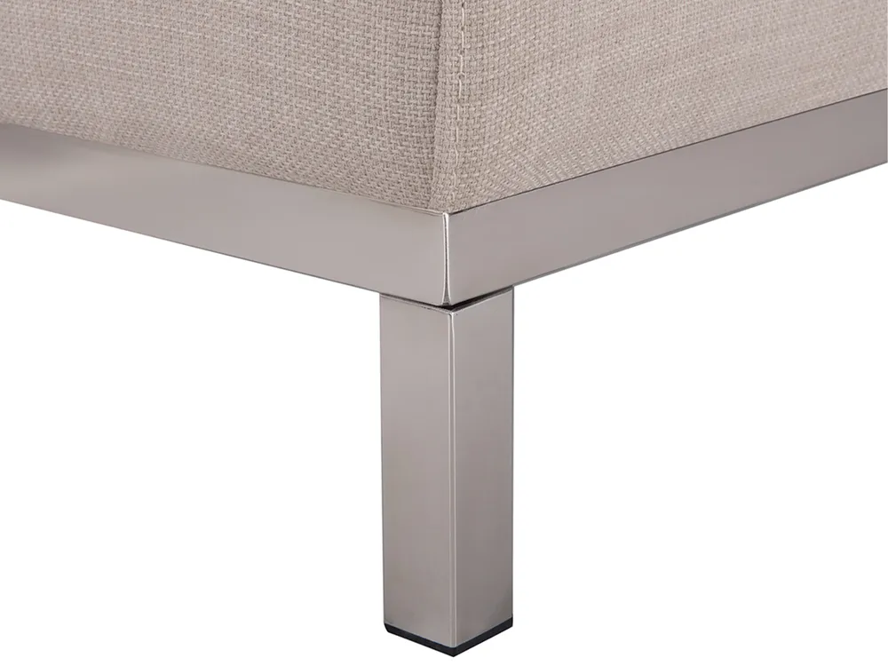 Ecksofa 4-Sitzer OSLO Stoff Beige linksseitig_693551