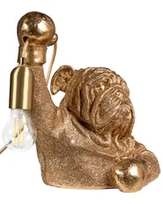 Tischlampe Hund MIKE Gold_1003935