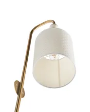 Wandlampe LOKY Metall Messing / Beige_1024678