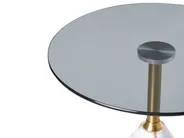 Side Table WABBY Tempered Glass White Marble_1006717