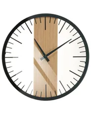 Wanduhr VILLORA 38 cm Braun / Schwarz_827750