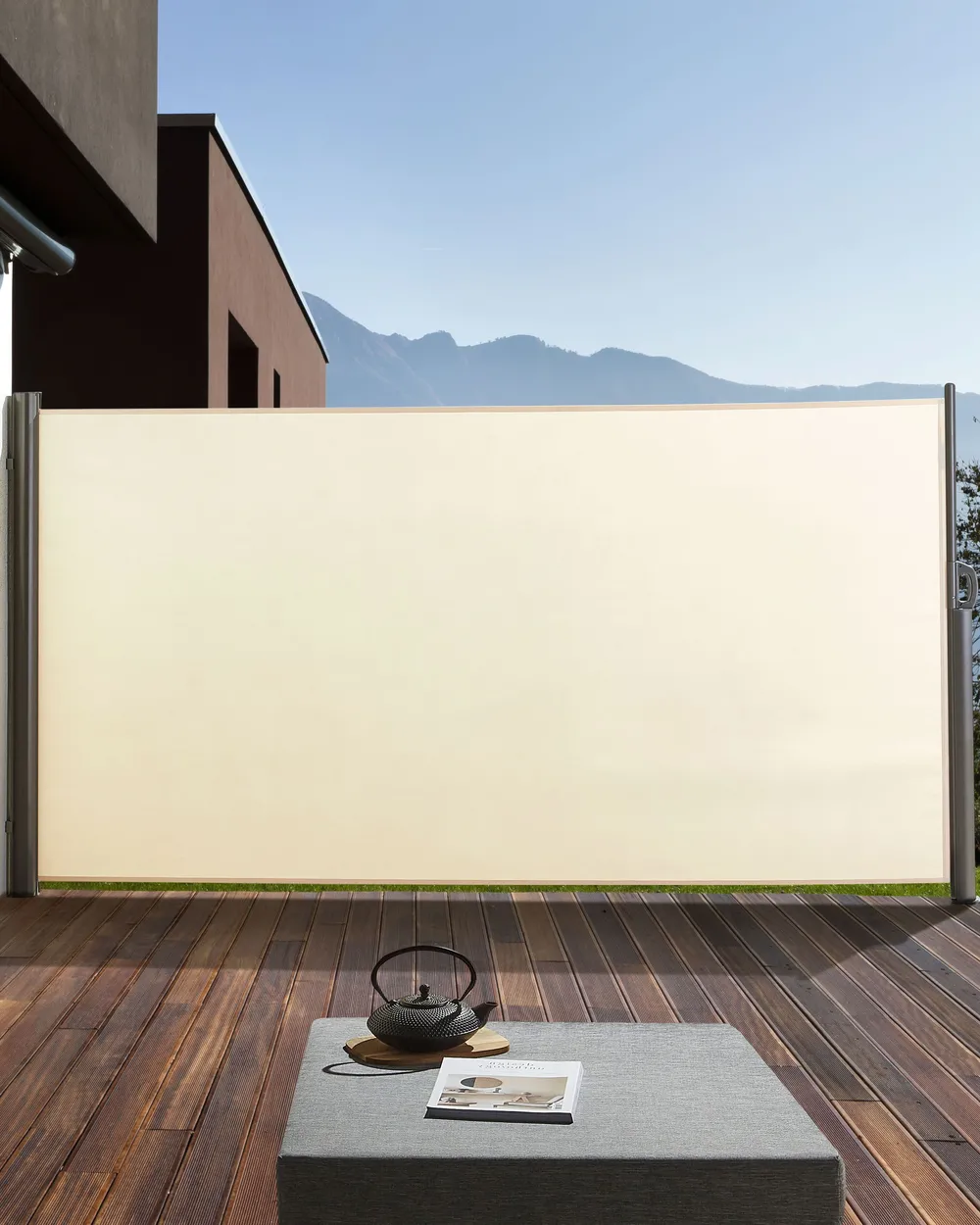 Seitenmarkise DORIO 305 cm 160 cm Beige