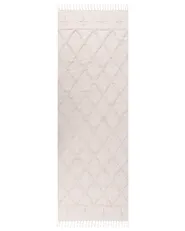 Teppich TOZLU Beige 80 x 230 cm Baumwolle_1004846