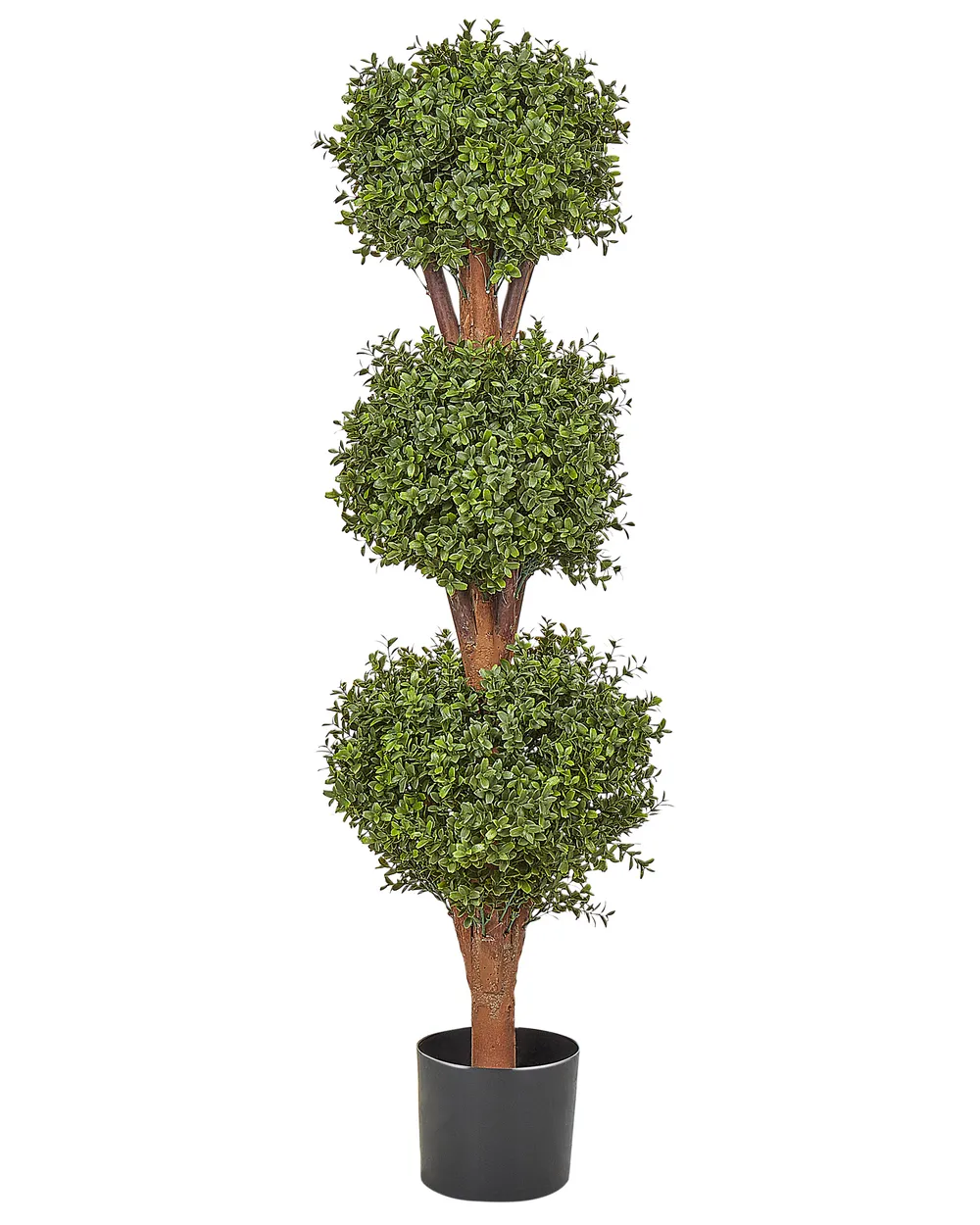 Kunstpflanze BUXUS BALL TREE 120 cm Grn - Beliani.de