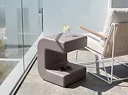 Set of 2 Side Tables MOZIA Taupe_1166046