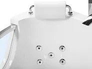 Corner Hot Tub with LED MANGLE 1870 x 1360 mm White_802822