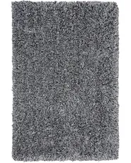 Shaggy Rug CIDE Black/ White 140 x 200 cm_746805