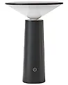 Kabellose LED Tischlampe LEVIRA mit Dimmer Metall Schwarz
