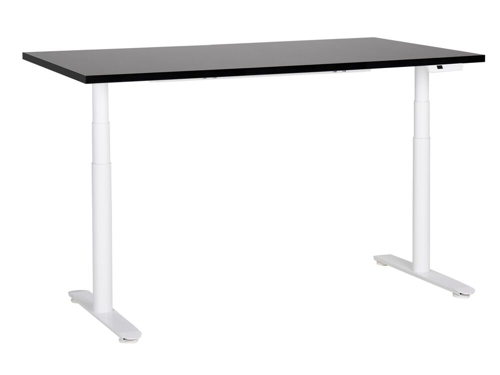 Electric Adjustable Standing Desk DESTINAS 160 cm x 72 cm Black/ White