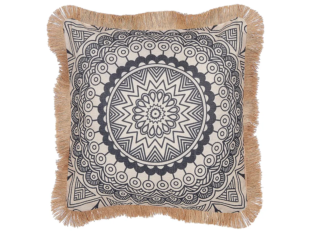 Dekokissen 2er Set GERANIUM 45 x 45 cm Schwarz Orientalisches Muster_854336