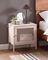 Nachttisch OSSETT Metall Beige