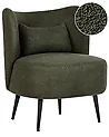 Sessel OTSBY Bouclé Dunkelgrün