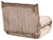 Single Sofa Bed LYSEKIL Corduroy Light Brown_1043278