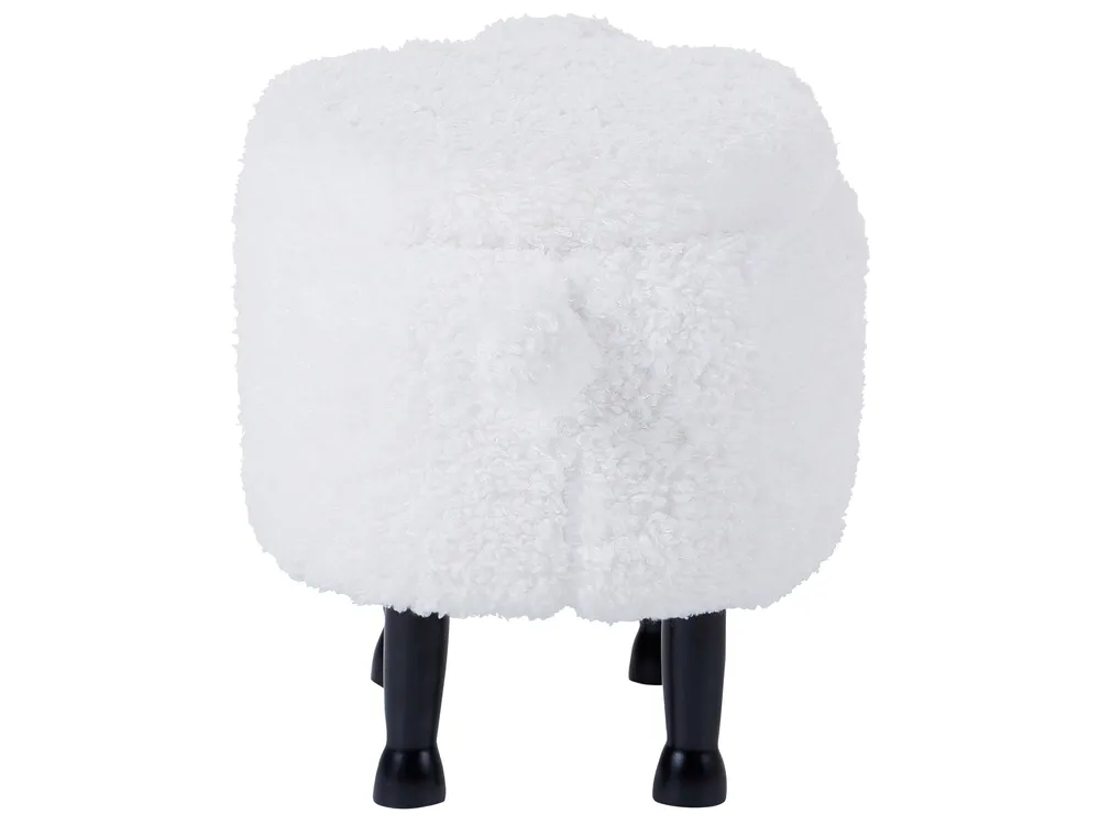 Tierhocker mit Stauraum SHEEP Schaf Stoff Weiß_852389