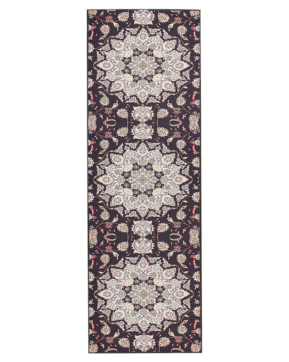 Vloerkleed ARITAS Zwart 80 x 240 cm