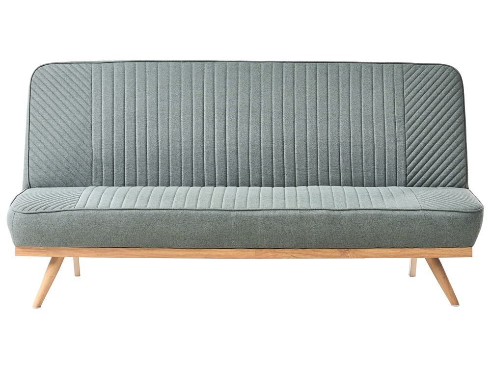 Schlafsofa 2-Sitzer KALFAFEL Stoff Grün