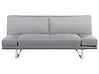 Schlafsofa 2-Sitzer YORK Stoff Hellgrau