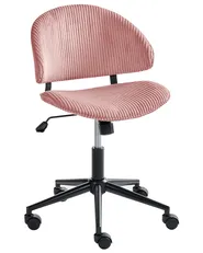 Office Chair KIANA Corduroy Pink_1042784