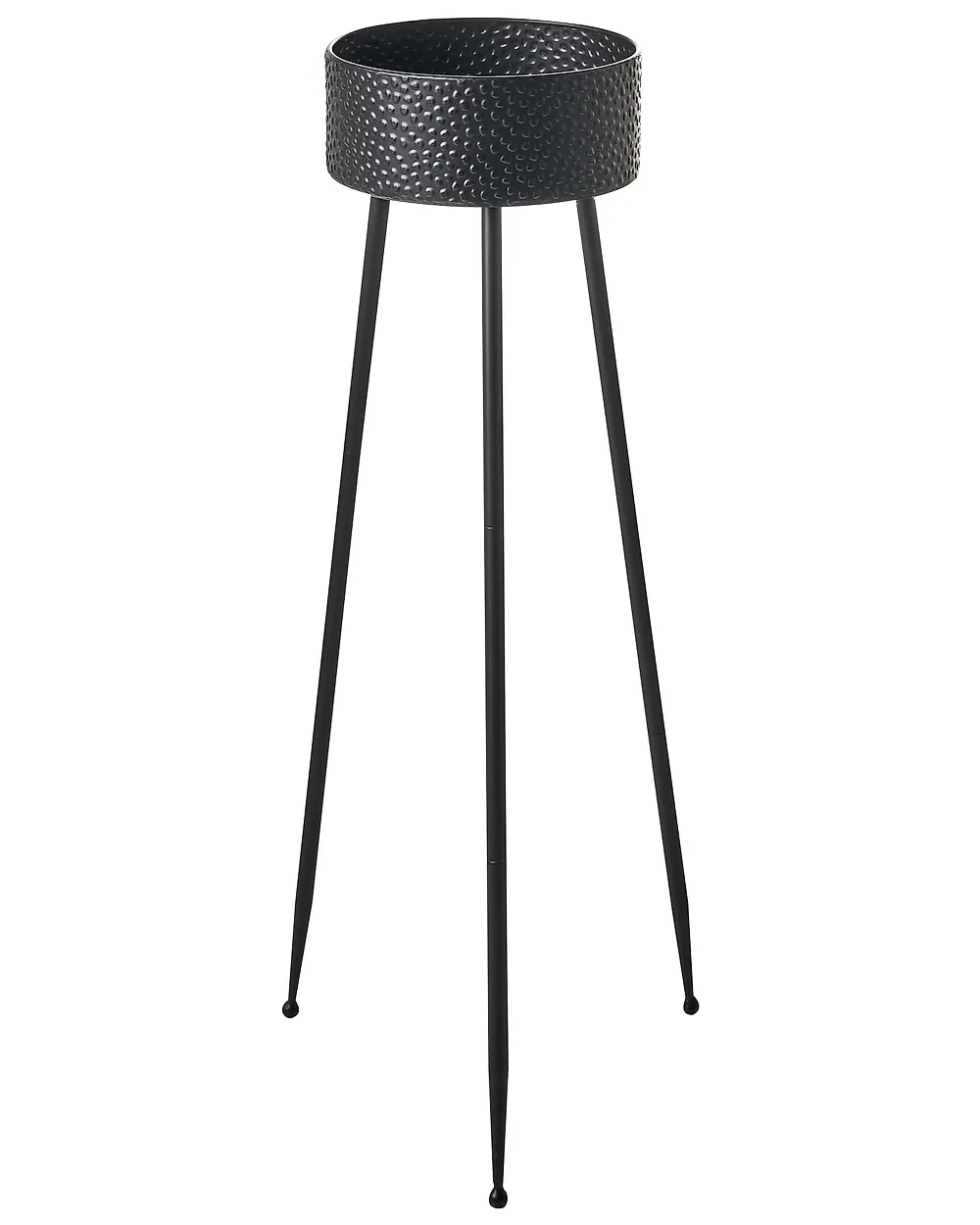 Pflanzenständer LEIKA 33 cm Metall Schwarz