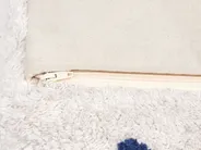 Pouf Stickerei SEERANI Baumwolle Weiß_908442