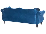Sofa 3 Seater SKIEN Velvet Navy Blue_743163