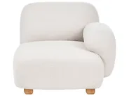 Modular Sofa 3 Seater AMLI with Ottoman Boucle Off-White_1070126