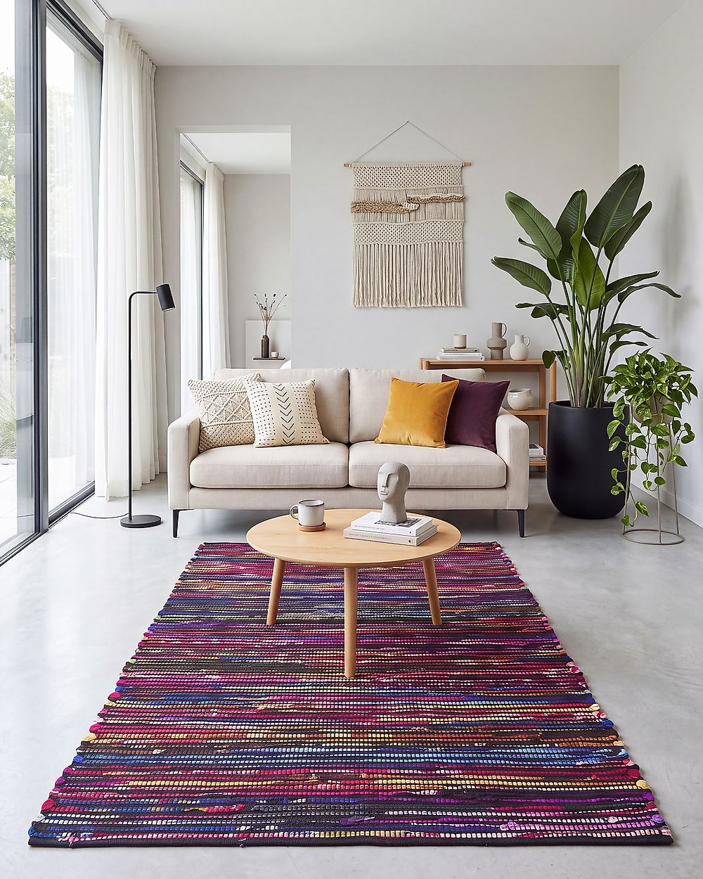 Tapis BARTIN Noir 140 x 200 cm
