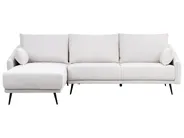 Ecksofa 3-Sitzer VARDE Stoff Cremeweiß rechtsseitig_965999