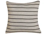 Set of 2 Decorative Cushions CYNARA 43 x 43 cm Cotton Beige Striped_801660
