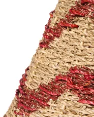 Weihnachtsbaumkragen HIVER 43 cm Seegras Rot_1011281