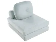 Single Sofa Bed OLDEN Chenille Light Blue_980880