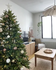 Künstlicher Weihnachtsbaum LED FIDDLE 210 cm Grün_915812