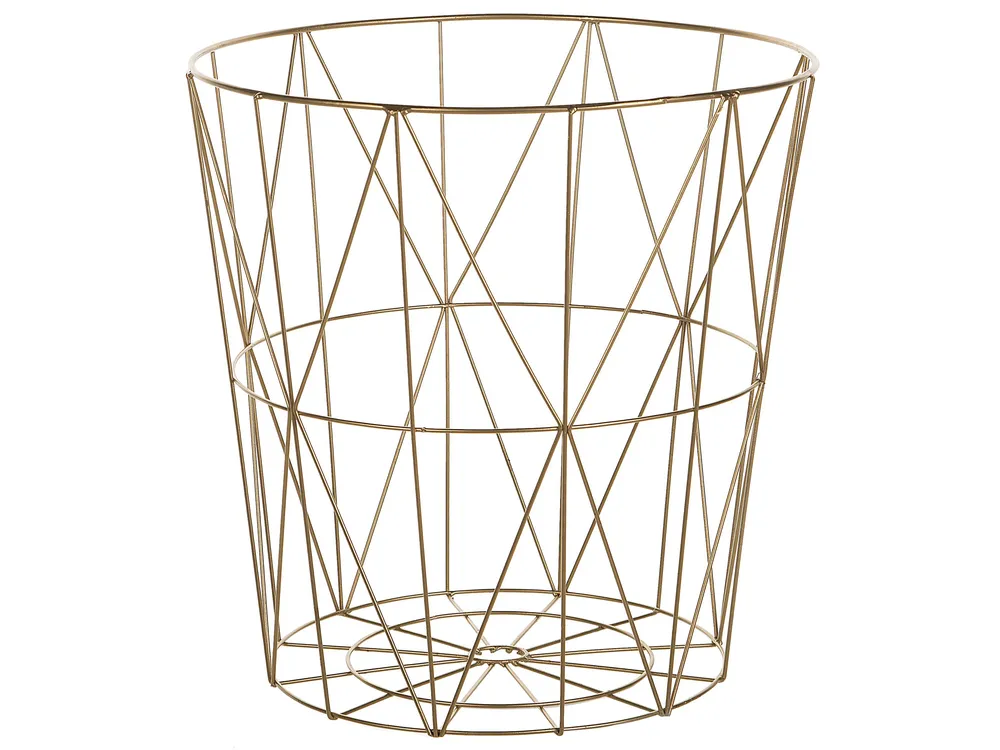 Beistelltisch LANARK mit Stauraum Gold_721371