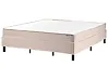 Boxspringbett ohne Kopfteil Stoff COUNTESS 180 x 200 cm Beige