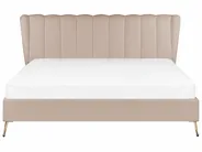 Bed Velvet MIRIBEL 180 x 200 cm (EU Super King) Taupe_870589