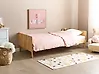 Bett mit Lattenrost Kiefernholz BONNAC 90 x 200 cm Hellbraun