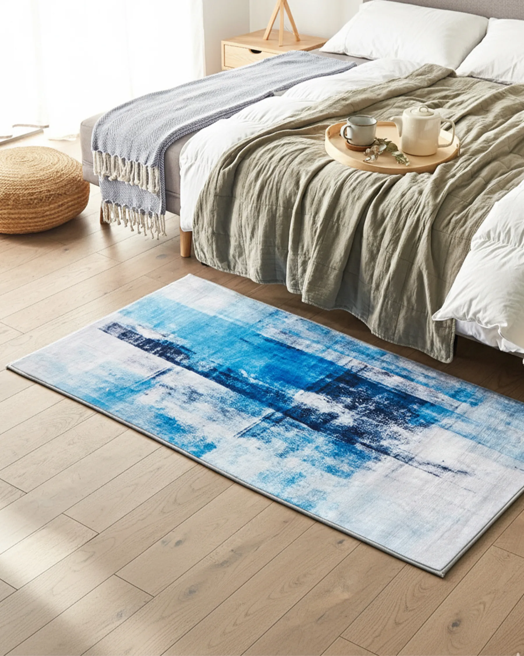Teppich TRABZON Blau 80 x 150 cm_1023026