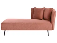 Rechtsseitige Chaiselongue RIOM Stoff Rot_949778